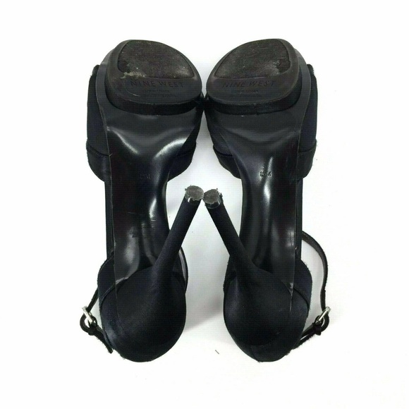 Nine West Borderine 2 Strappy Stiletto Heel Sz 8.5 - Picture 7 of 8